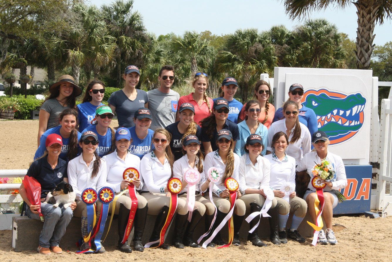Equestrian group photo