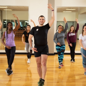 group fitness class - international dance